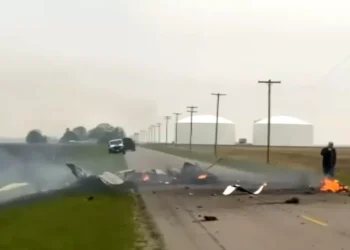 თვითმფრინავი ელექტროგადამცემ ხაზებს გამოედო და ჩამოვარდა – არავინ გადარჩენილა (უცხოეთი)