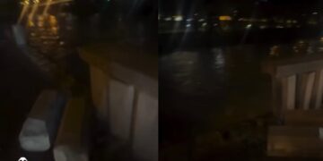 (ვიდეო) მტკვარში მანქანა გადავარდა! – ამ დროისთვის, ამოყვანილია 1 ადამიანი, სამაშველო ოპერაცია გრძელდება