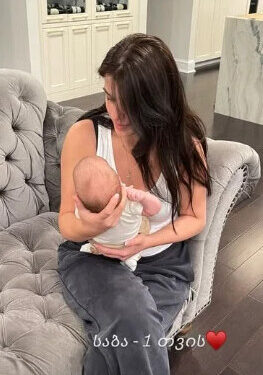 ,,საბა 1 თვის” – მარიამ ელიეშილი ვაჟთან ერთად გადაღებულ ფოტოს აქვეყნებს