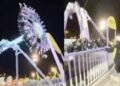 (video) საშინელებაა – საუდის არაბეთში ხალხით სავსე ატრაქციონი მოტყდა და ჩამოვარდა