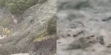 (video) საშინელი კადრები – ყაზბეგში მეწყერი ჩამოწვა