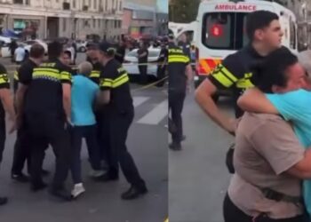 ცოლი ნანგრევებში ეგონა – ემოციური შეხვედრა გადარჩენილ მეუღლესთან – რა კადრები ვრცელდება თბილისში, მგრევის ადგილიდან?