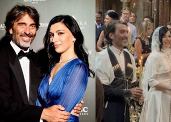 პირველი კადრები მარიამ შარმანაშვილის და კარლო პონტის ქართული ქორწილიდან