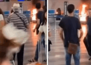 (video) პანიკა აეროპორტში – კადრებში ჩანს, როგორ გარბიან მგზავრები ადგილიდან – ახალგაზრდა ბიჭმა მილანის აეროპორტში ხანძარი გააჩინა