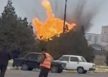 (Video) მძიმე კადრები – აზერბაიჯანის აეროპორტი დაიბომბა