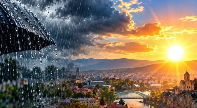სად იწვიმებს და სად იქნება სითბო – ამინდის განახლებული პროგნოზი